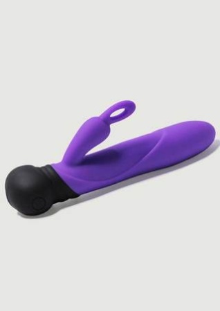 Мини вибратор-кролик Bonnie & Clyde от Adrien Lastic 19.7 * 3.6 см лиловый